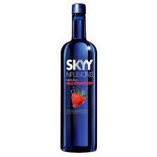 Vodka SKYY Raspberry Botella 750ml